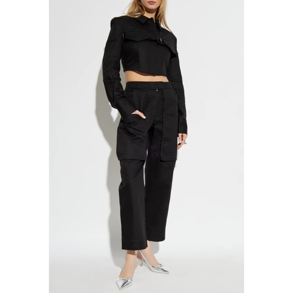 Cult Gaia Korte jas Issa Black Dames
