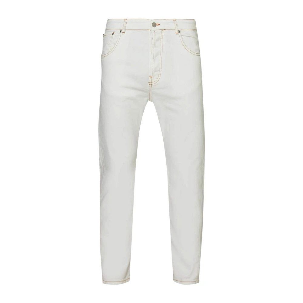 Liu Jo Witte Slim Jeans voor Mannen White Heren