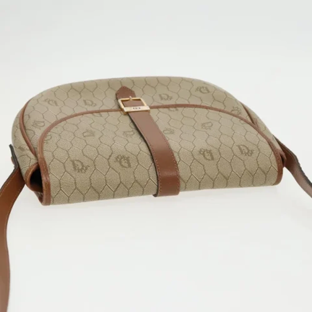 Dior Vintage Pre-owned Canvas dior-bags Beige Dames