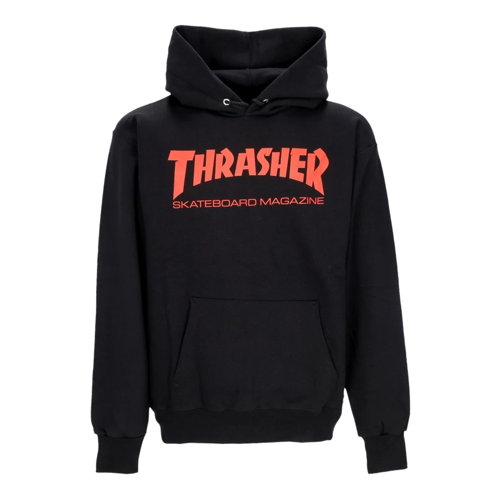 Thrasher Zwart Rood Skatemag Hoodie Black Heren