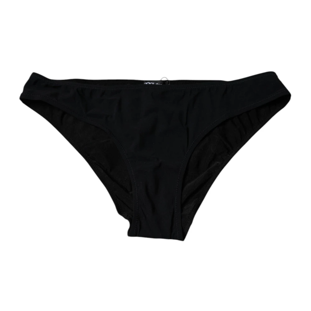 Dolce & Gabbana Women's Black Mid Waist Panty - Underpants - Xs - Underwear