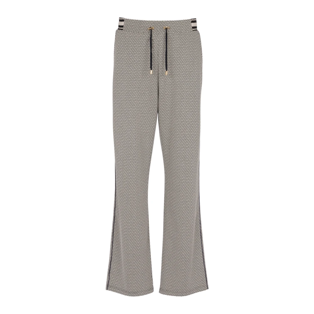 Balmain Multicolor Mini Monogrammed Jacquard Joggers - Male - Sweatpants - 2XL - Trousers