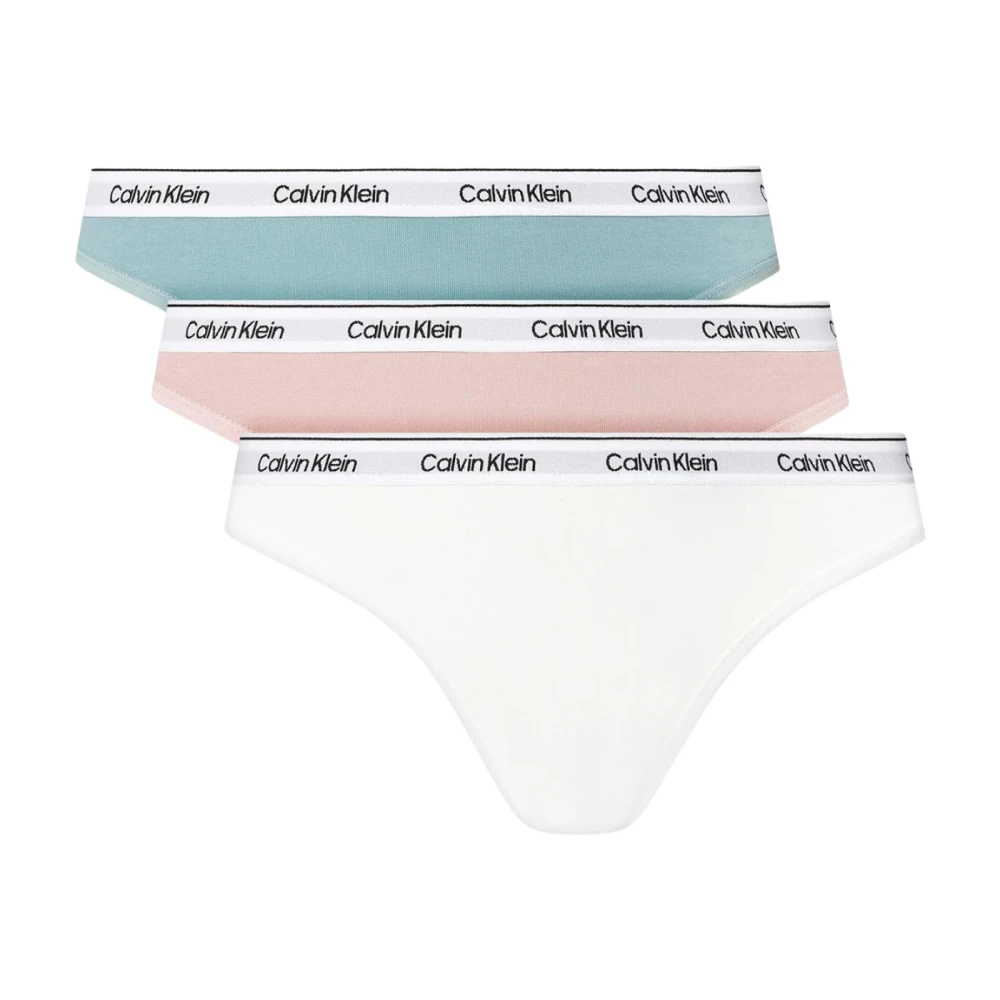 Calvin Klein Logo String Pakket Multicolore Multicolor Dames