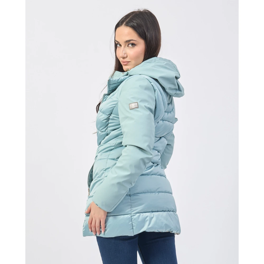 YES ZEE Groene Winterjas Green Dames