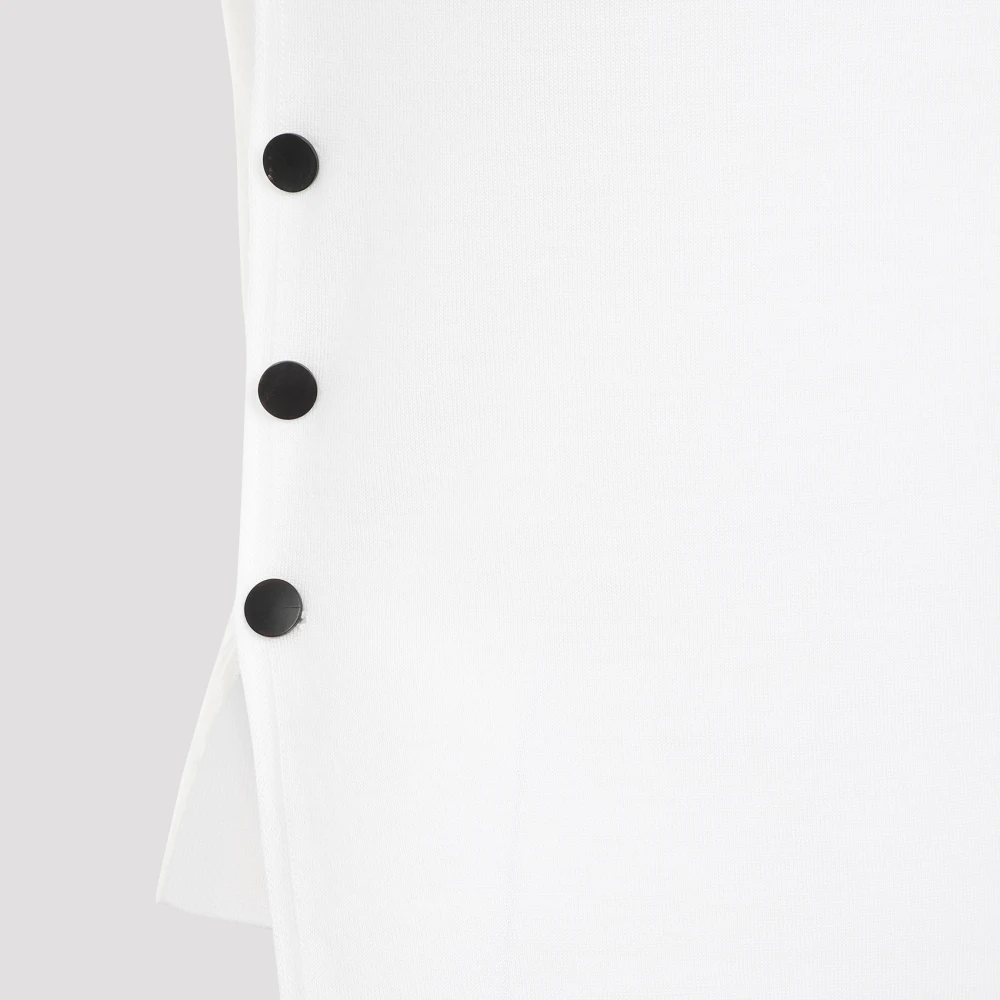Giorgio Armani Vento Gebreide Top White Dames