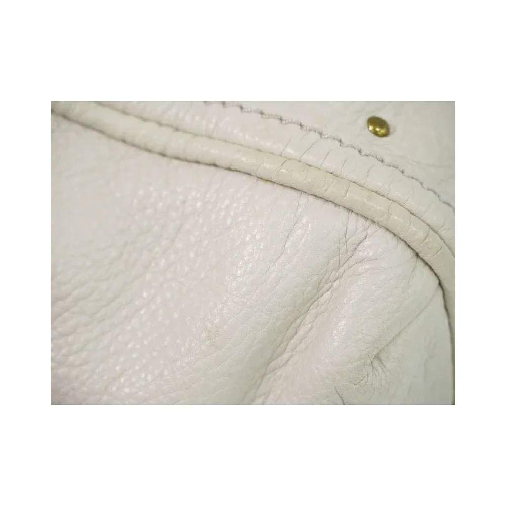 Chloé Pre-owned Leather shoulder-bags White Dames