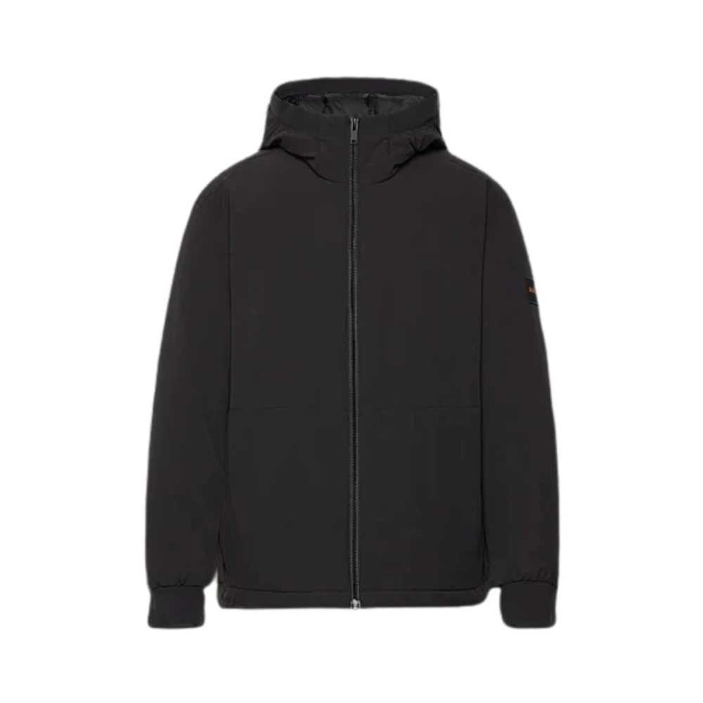 Hugo Boss Zwarte Winterjas Black Heren