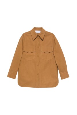beige-snap-button-jackets-with-flap-pockets