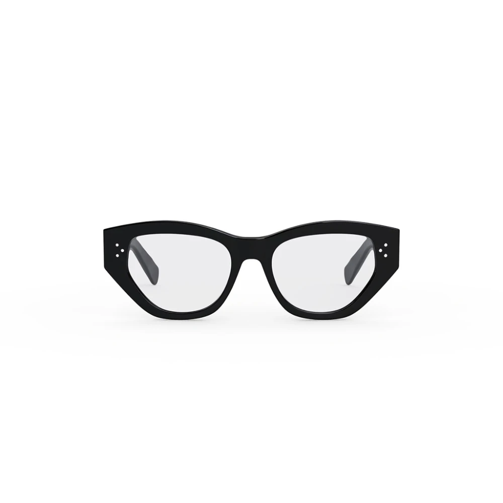 Firkantede katteøyne briller med progressive linser