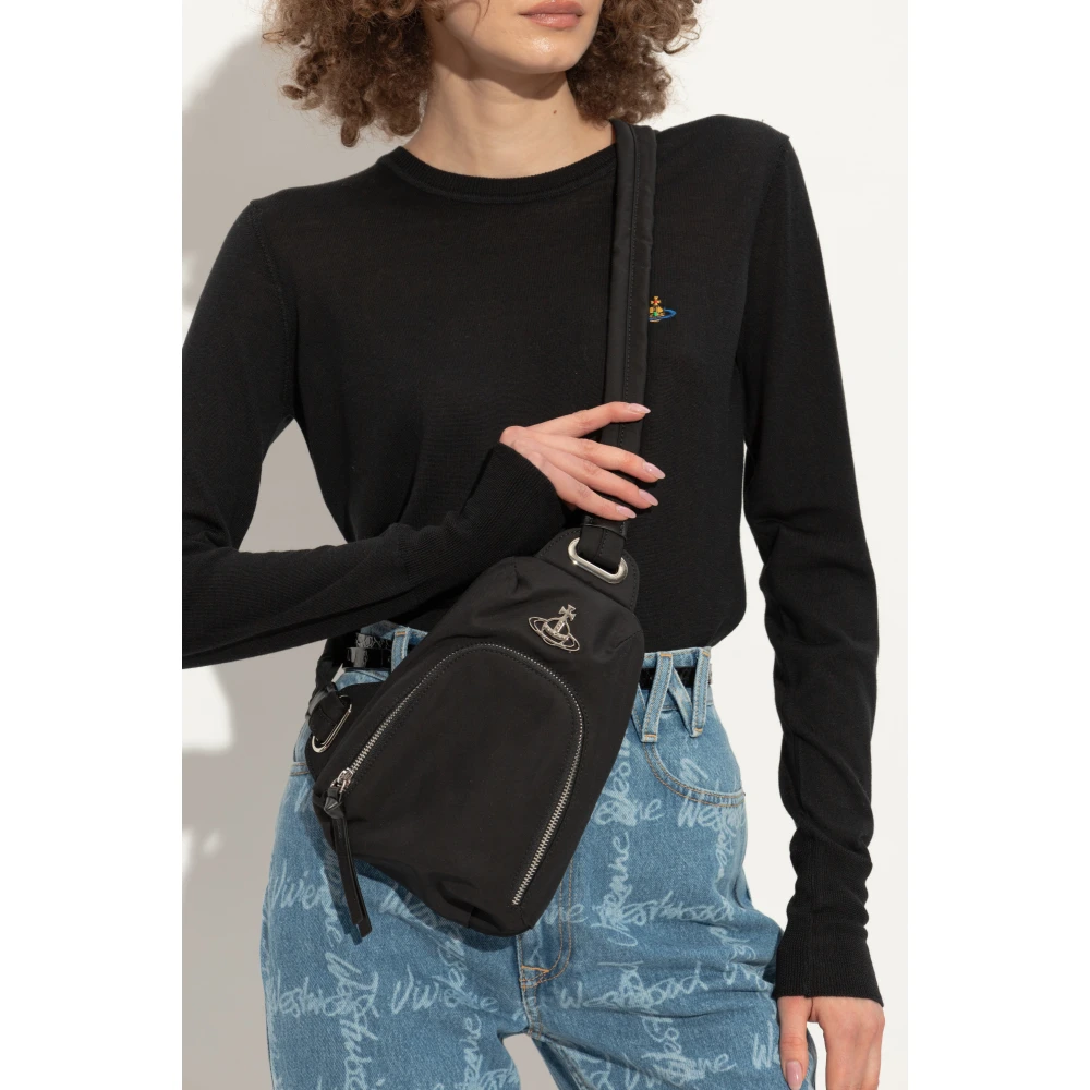 Vivienne Westwood Rugzak met logo Black Dames