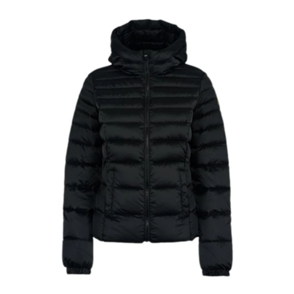 RefrigiWear Zwarte Damesjas met Capuchon Black Dames