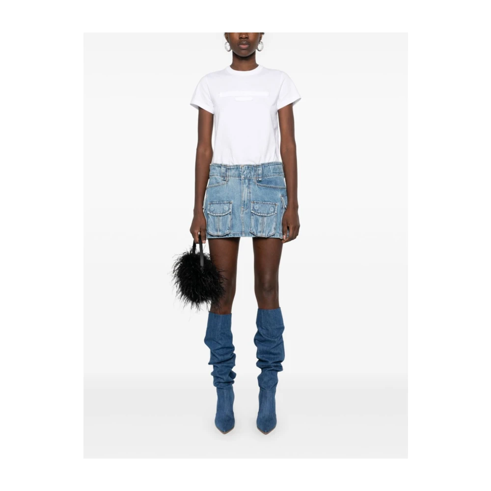 alexander wang Witte T-shirts & Polo's voor vrouwen White Dames