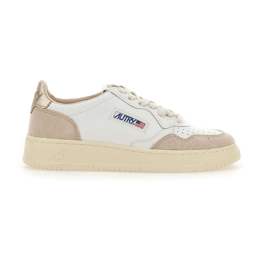 Autry Women's White Medalist Low - Sneakers - 7 Uk - Shoes