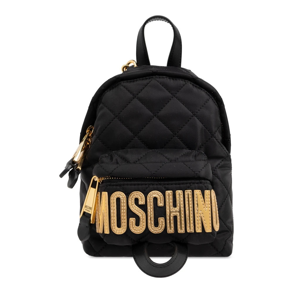 Moschino Rugzak met logo Black Dames