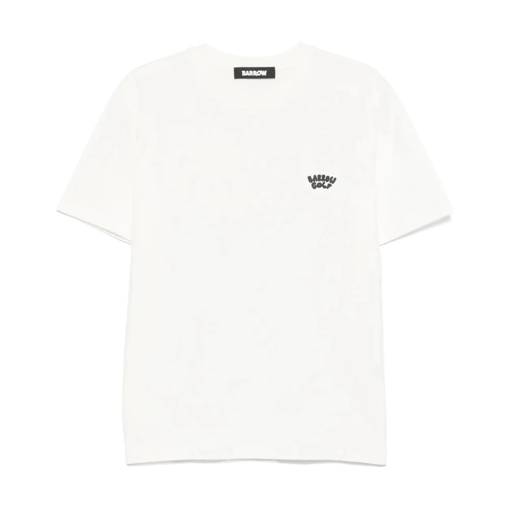 Barrow Jersey T-shirt in wit White Heren