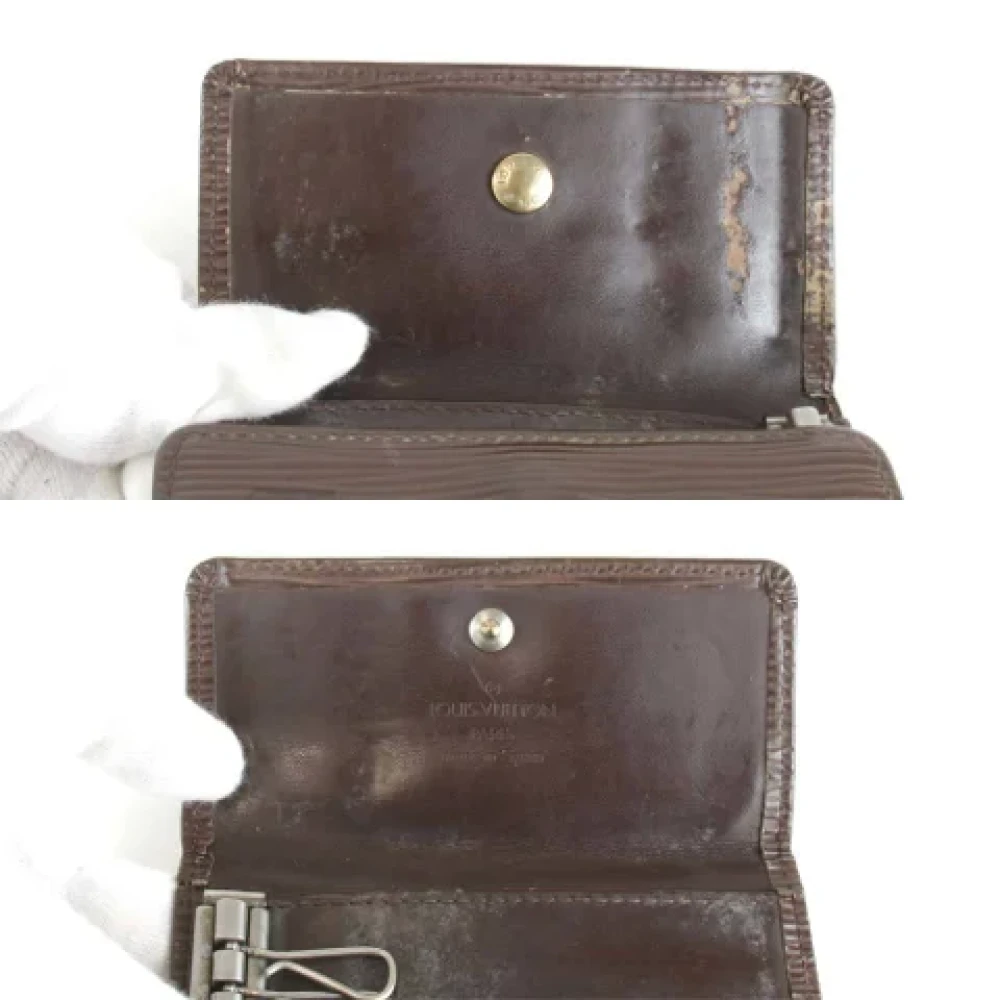 Louis Vuitton Vintage Pre-owned Leather key-holders Brown Dames