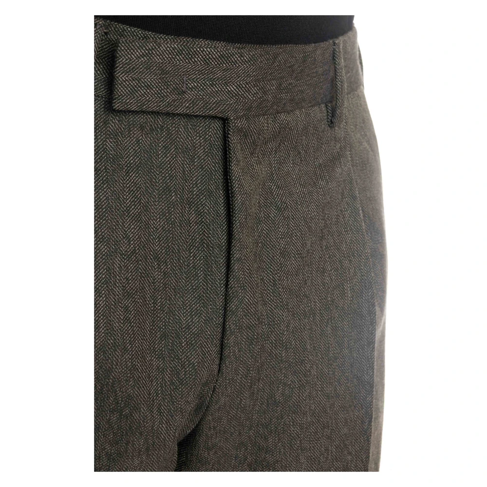 PT Torino Groene op maat gemaakte broek met rits Green Heren