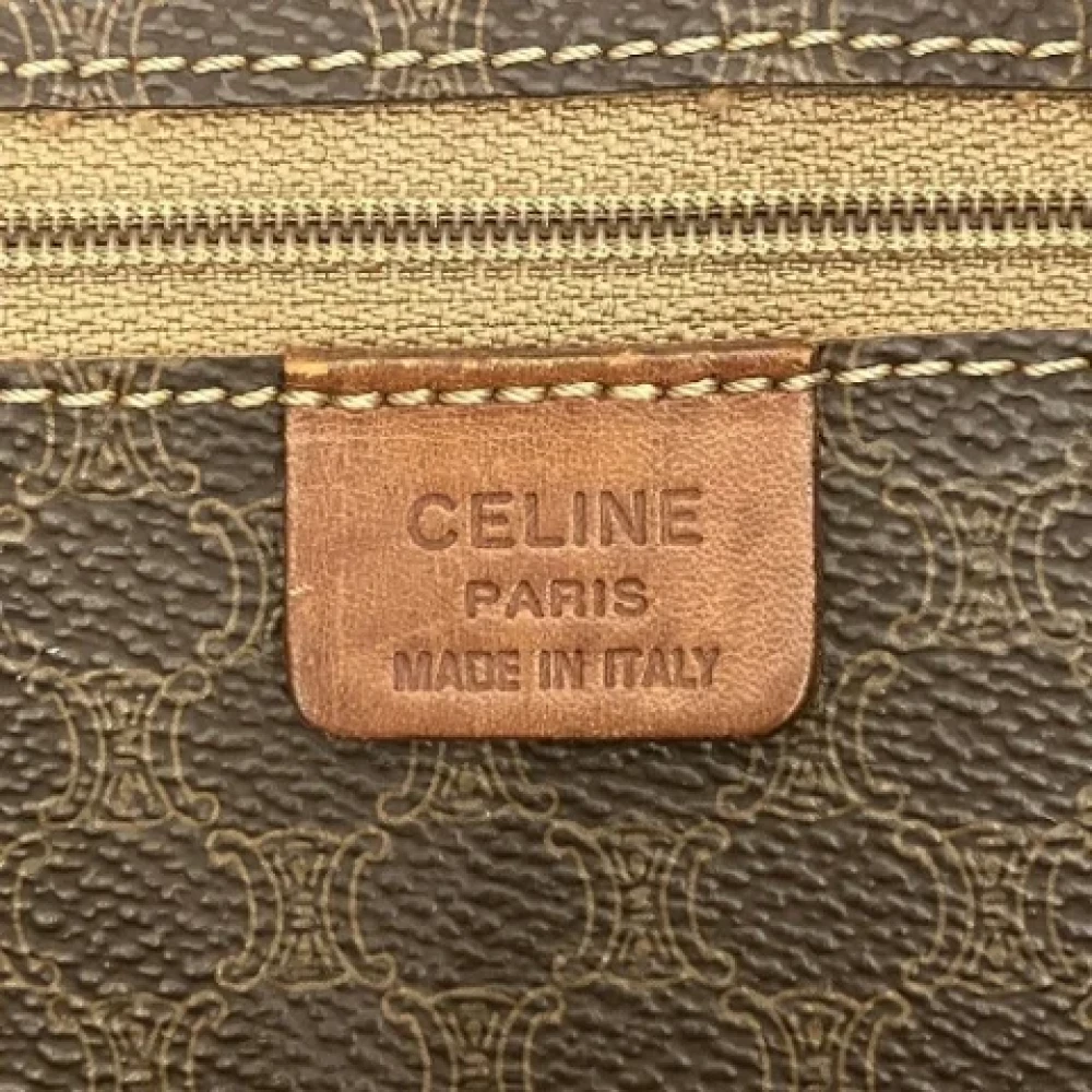 Celine Vintage Pre-owned Leather celine-bags Brown Dames