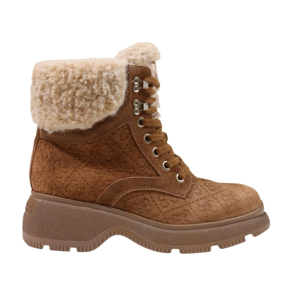 Guess Donna Beige - Vikki Lace-Up Stivali - Shoes - 41 Eu