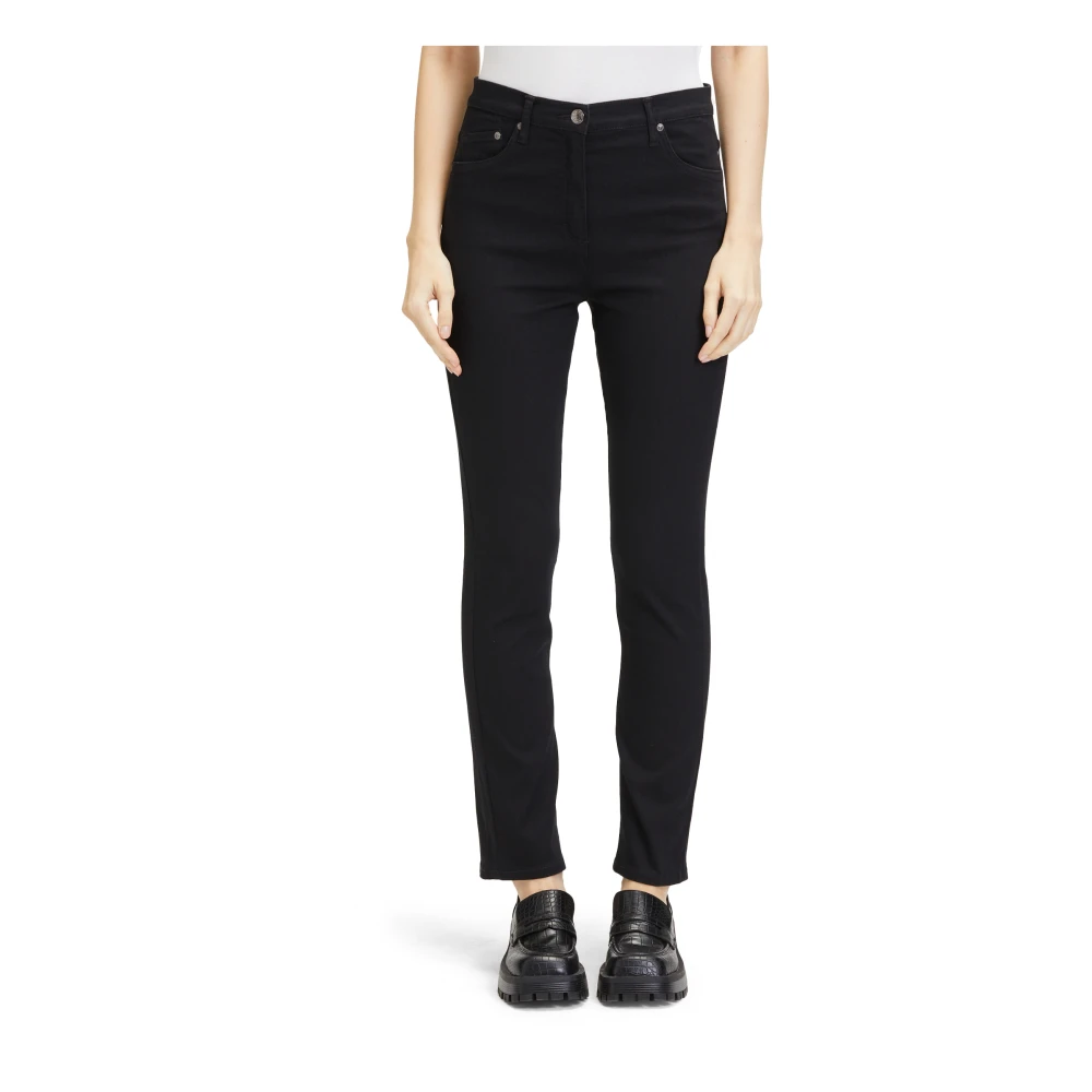Betty Barclay Hoge taille stretch broek Black Dames