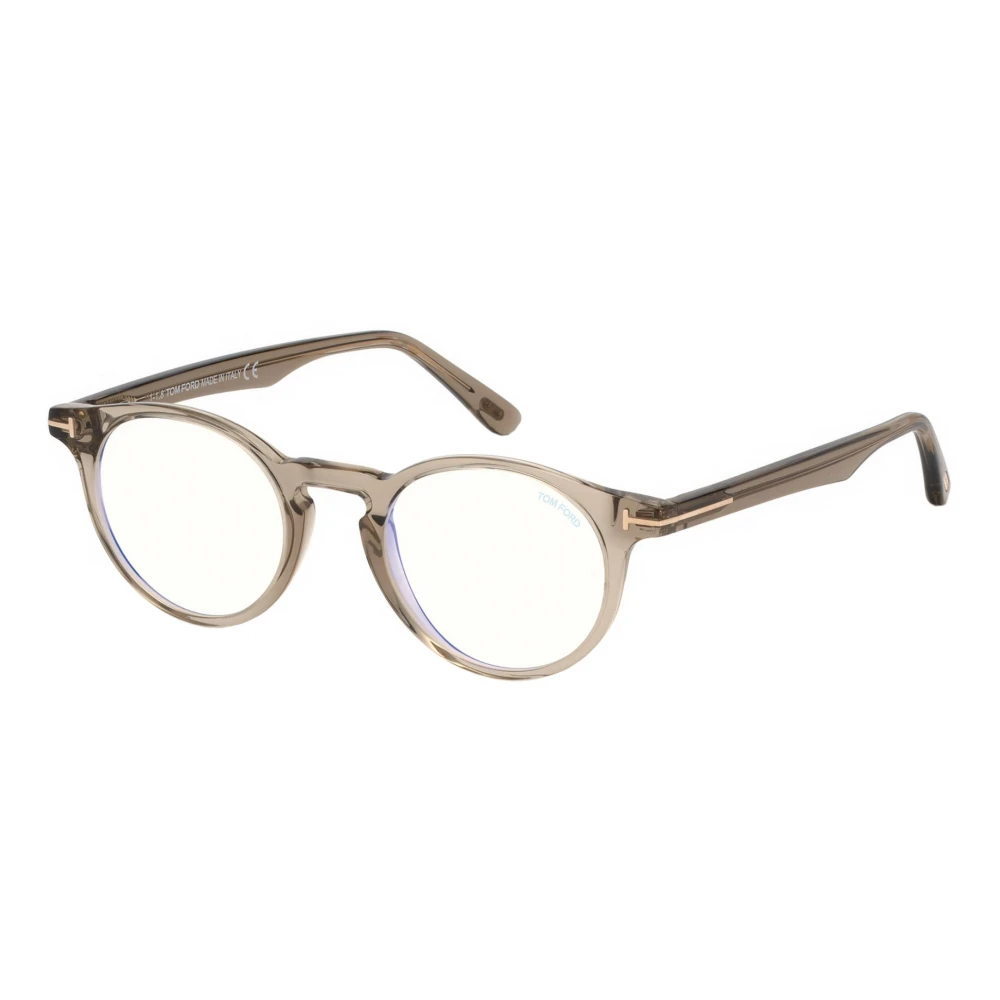 Tom Ford Unisex Beige Blue Block Optical Frame - Glasses - 48 Mm - Accessories