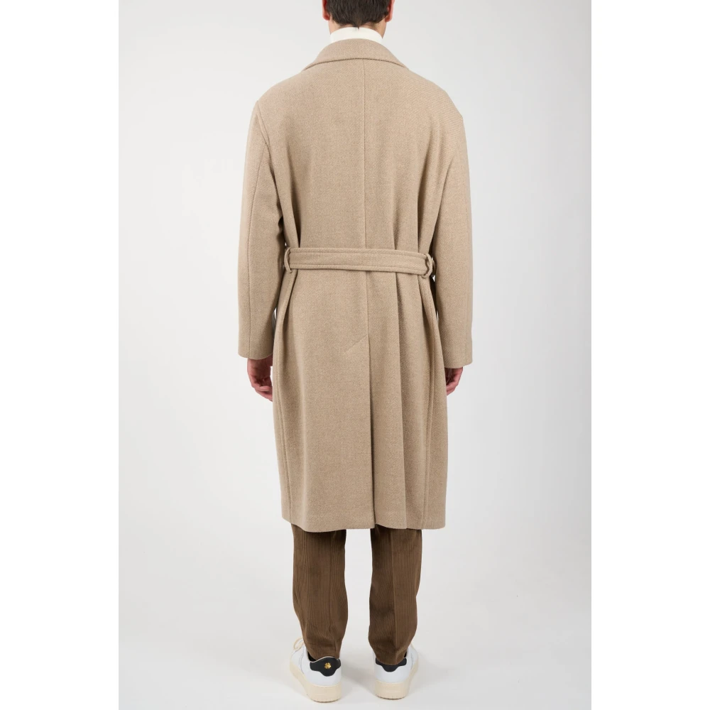 Tagliatore Jas van zuivere wol Beige Heren