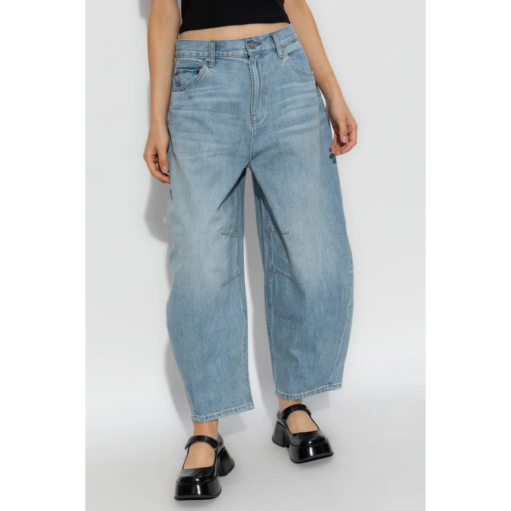 Helmut Lang Jeans Cocoon Blue Dames