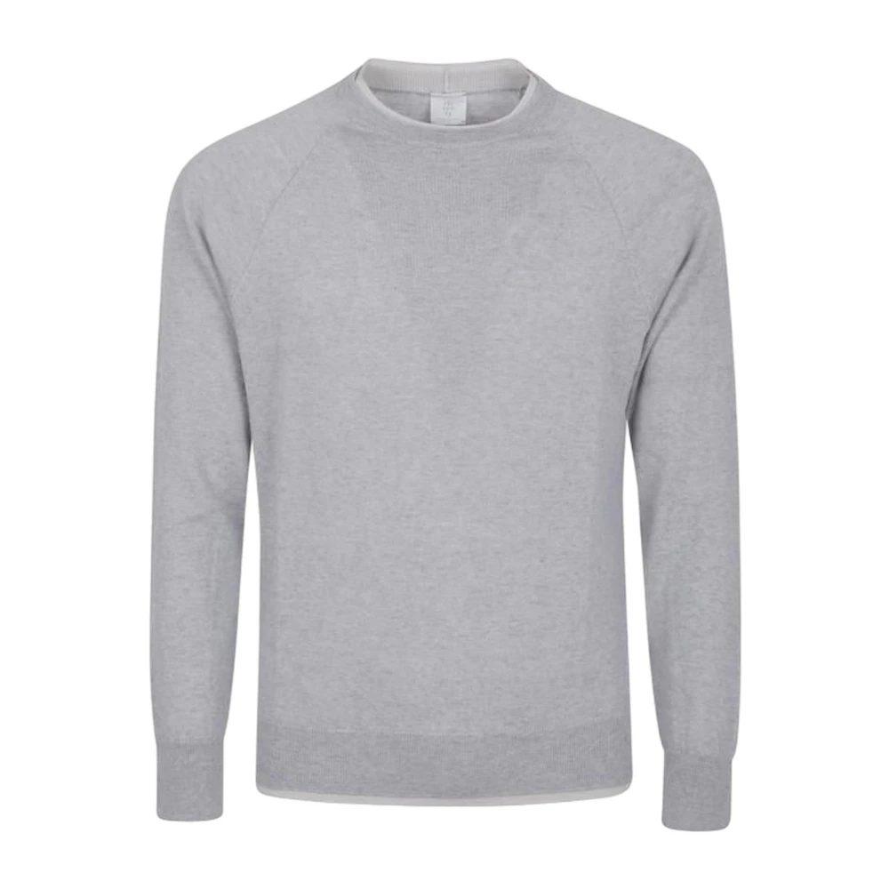 Eleventy Uomo Grigio Maglie, Xl, New,