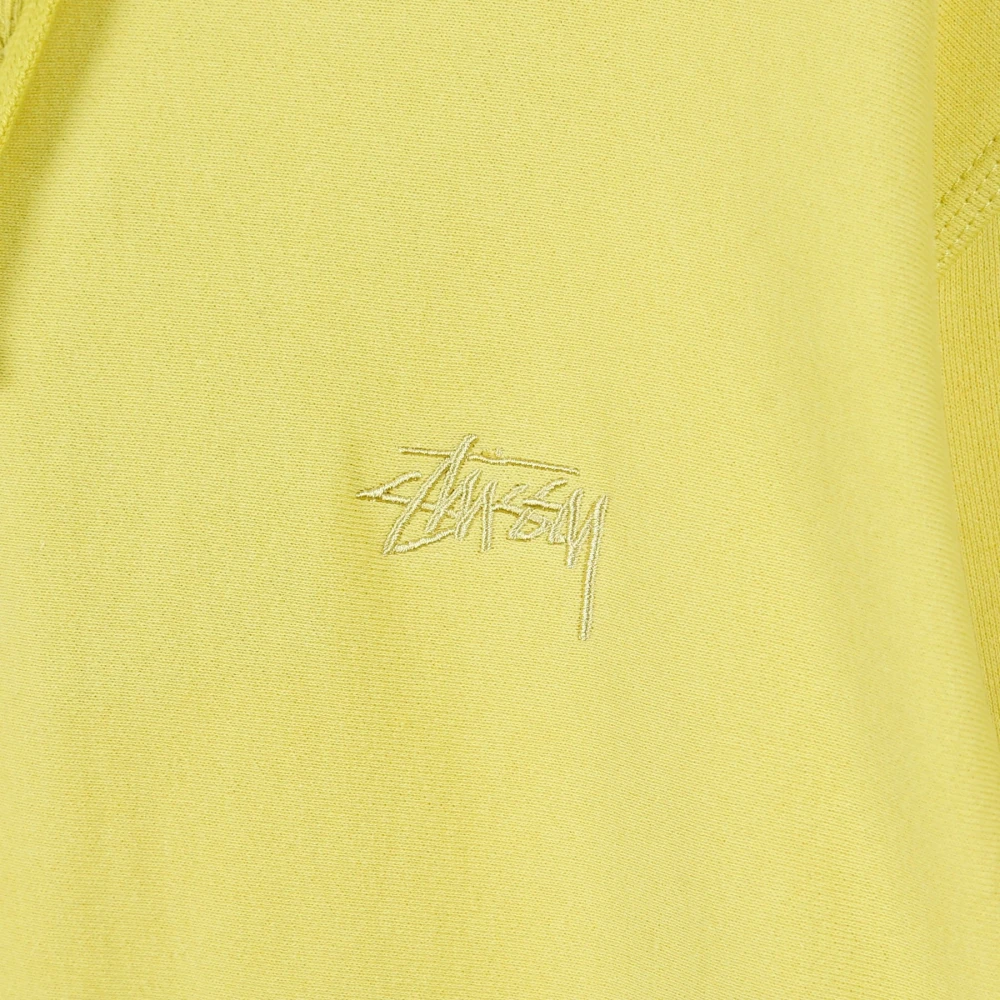 Stüssy Terry Lemon Hoodie Heren Stijlvol Yellow Heren