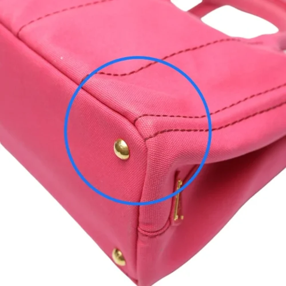Prada Vintage Pre-owned Denim totes Pink Dames