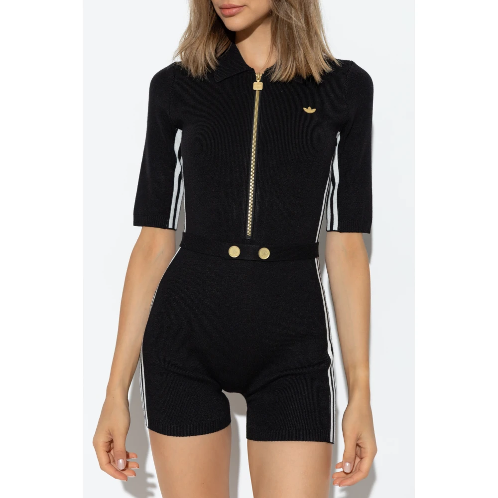 adidas Originals Jumpsuit met riem Black Dames