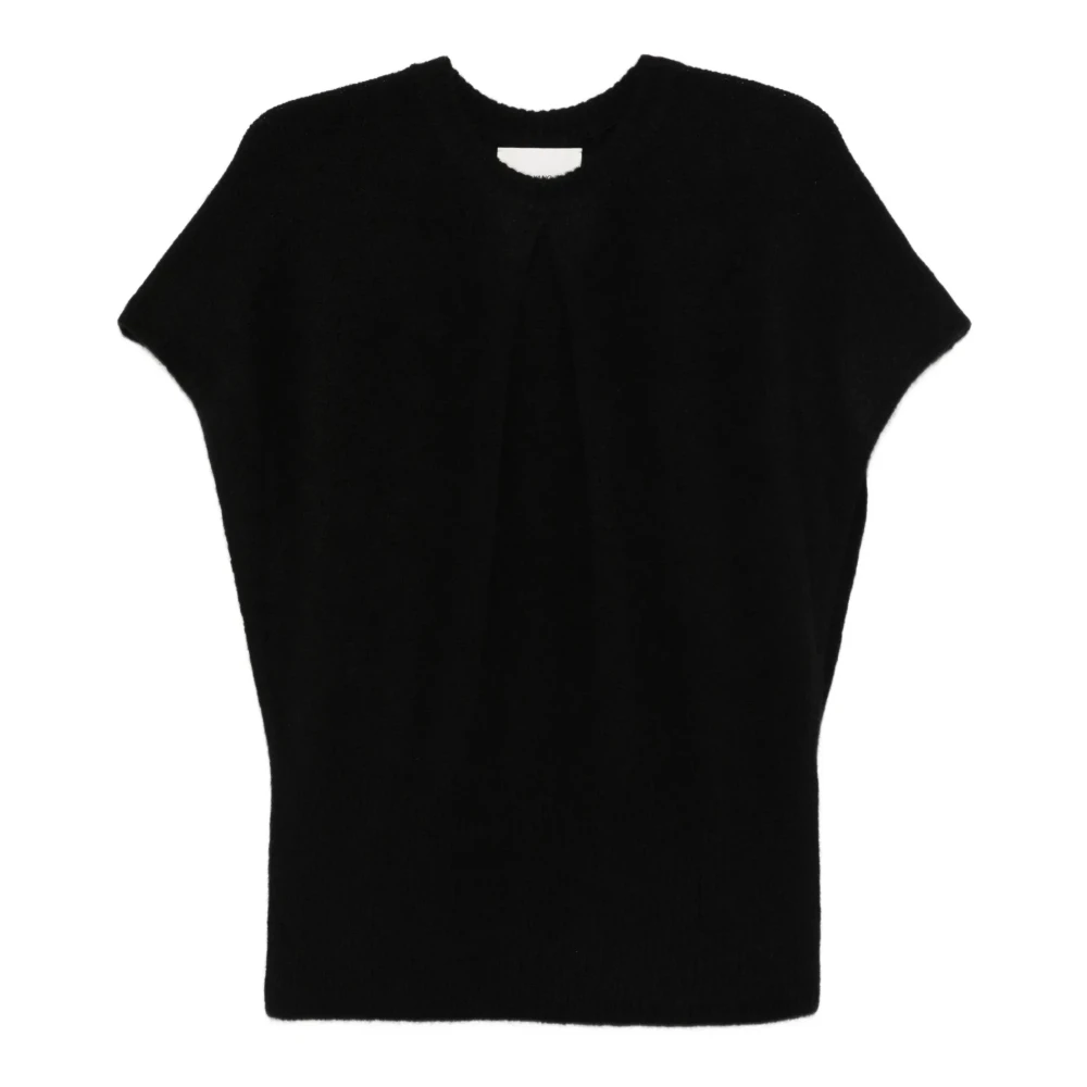 Lisa Yang Women's Black Cashmere Knitwear, S, Crewneck Jumper