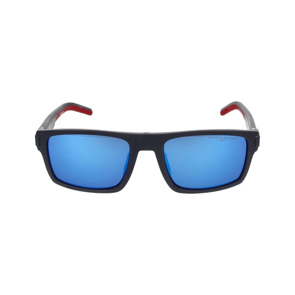 Tommy Hilfiger Men's Blue Matte Sunglasses Th 1977/S Fll - Sunglasses - 55 Mm - Accessories