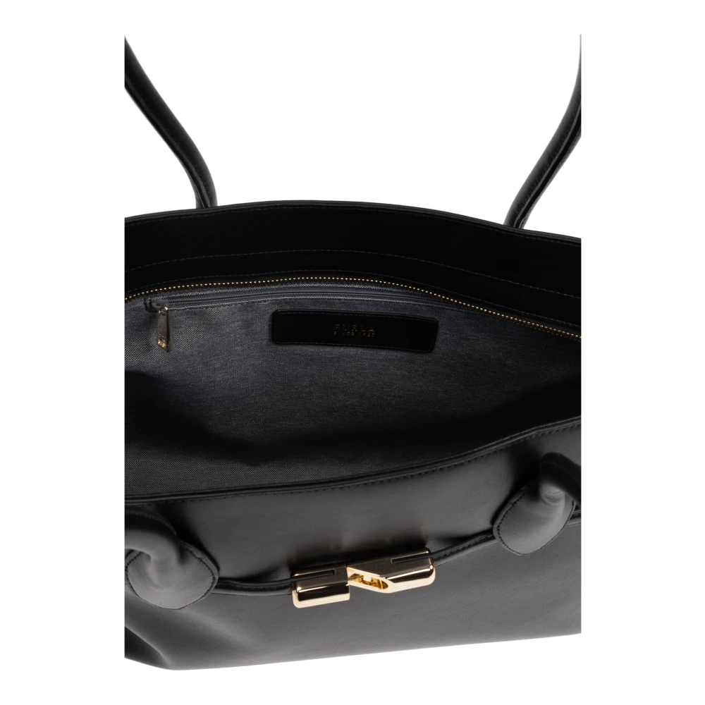 Furla Tas Goccia Large type shopper Black Dames