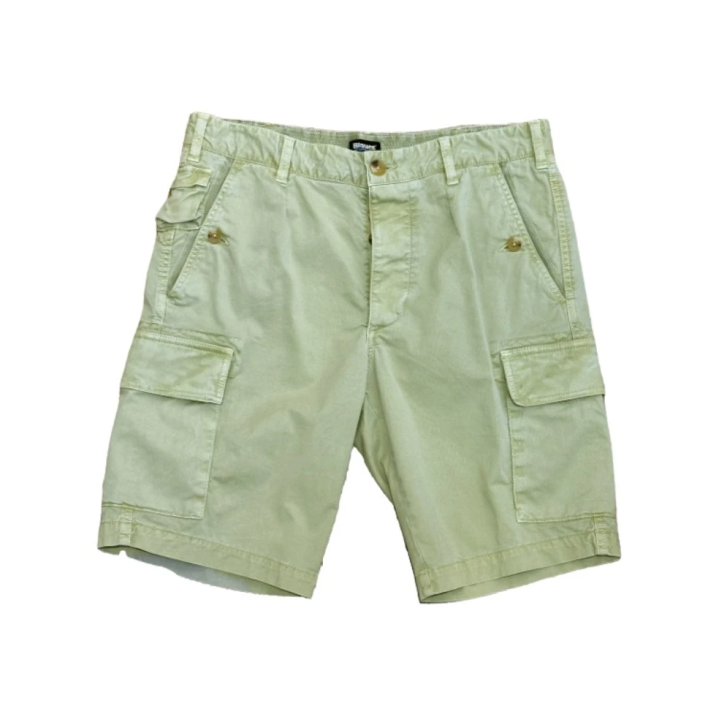 Blauer Men's Green Cargo Bermuda Shorts - Casual Shorts - W34 - Shorts