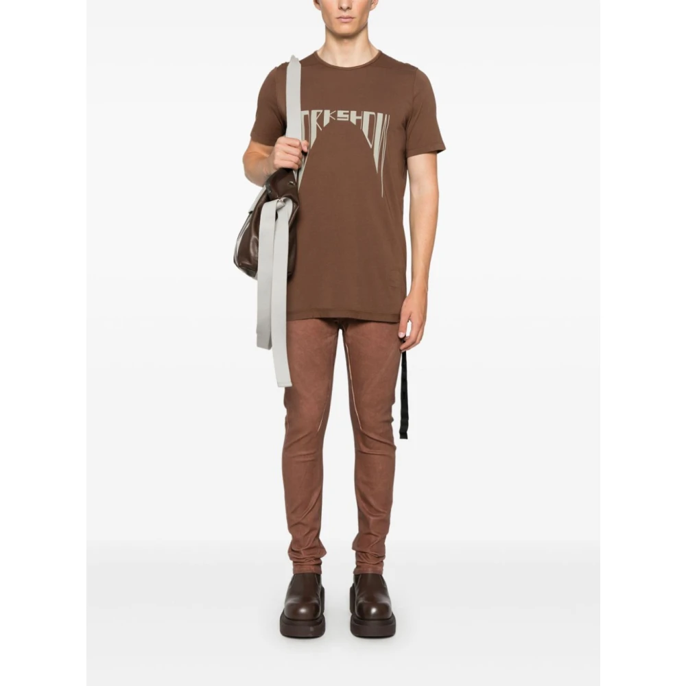 Rick Owens Detroit Cut Terra Slim-fit Jeans Brown Heren