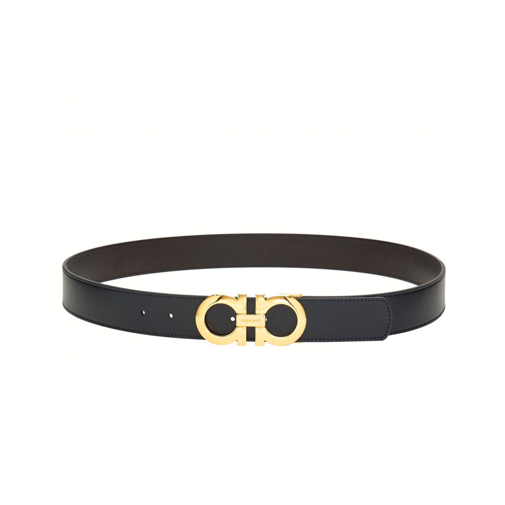 Ferragamo all black clearance belt