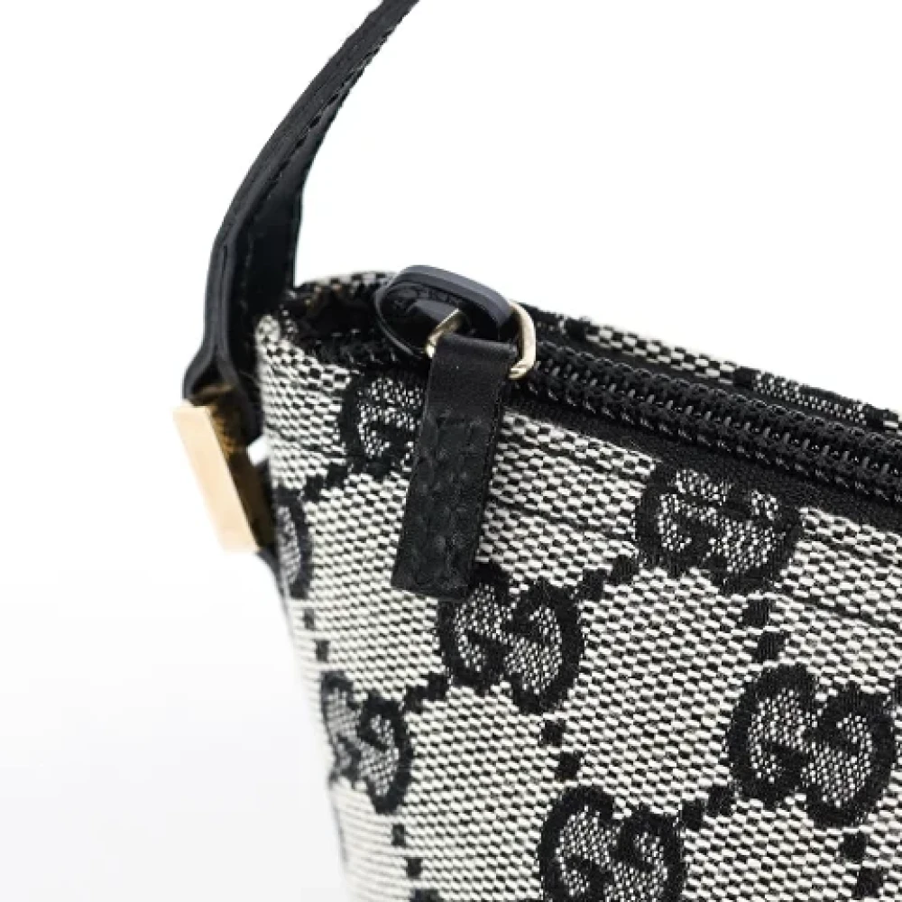 Gucci Vintage Pre-owned Leather handbags Gray Dames