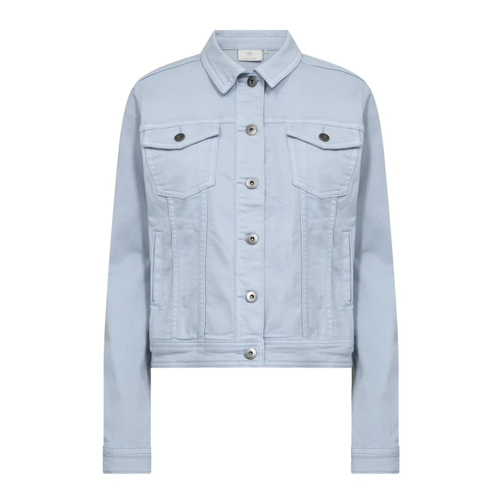 Kaffe Blue Denim Jackets, Female, S, Denim Jackets