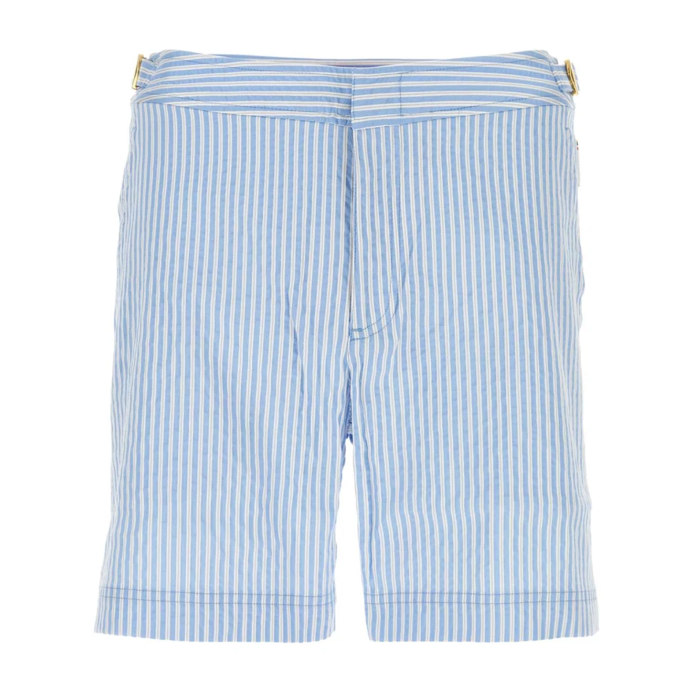 Orlebar Brown Klassieke Gestreepte Zwembroek Blue Heren