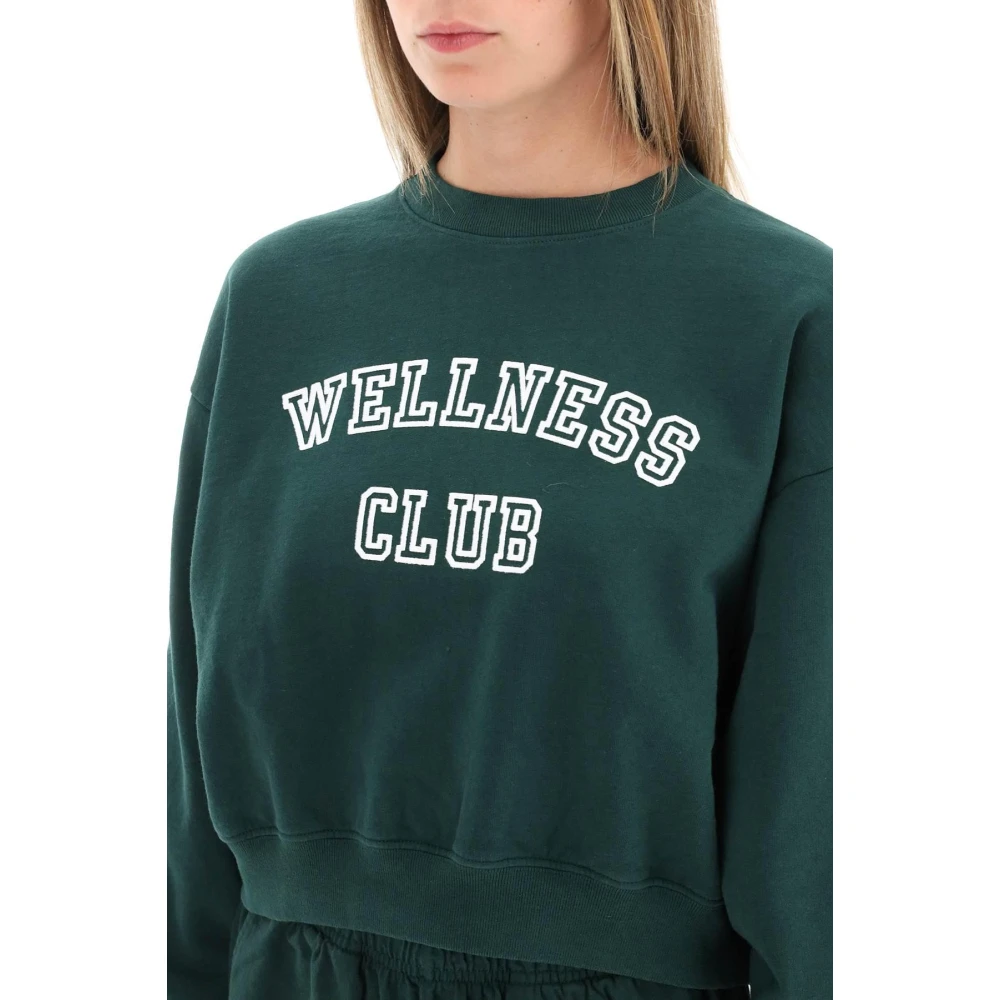 Sporty & Rich Wellness Club Sweatshirt Green Dames