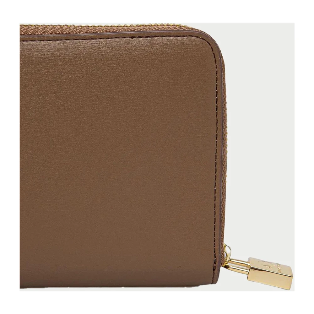 Armani Exchange Bruine portemonnee met metalen logo Brown Dames