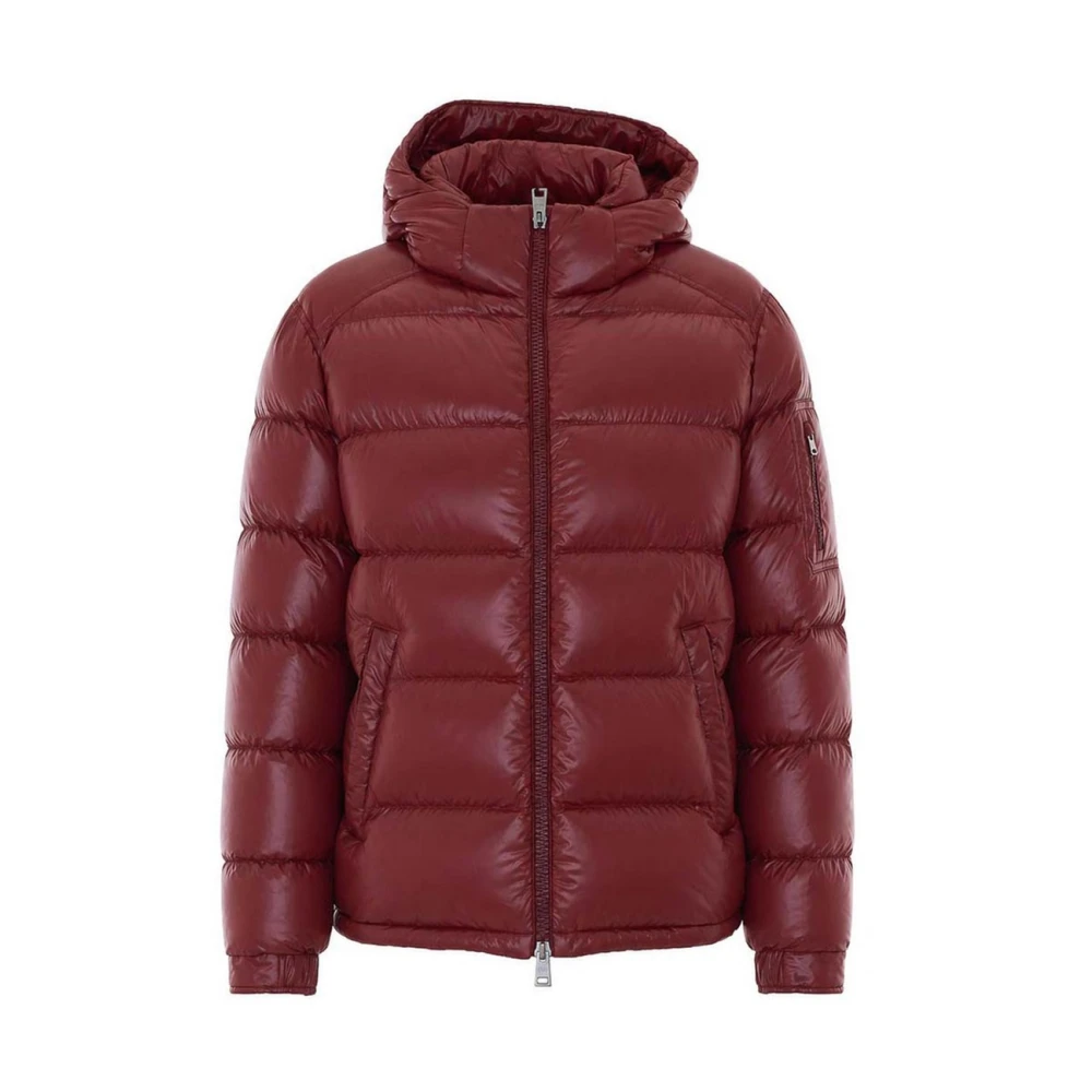 HERNO - Piumino con cappuccio rosso bordeaux - Uomo - Taglia 52 - Immagine 2