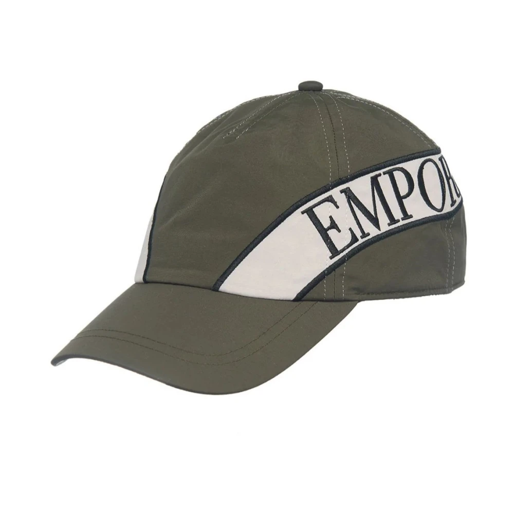 Emporio Armani Men's Green Stylish Hats And Beanies Collection