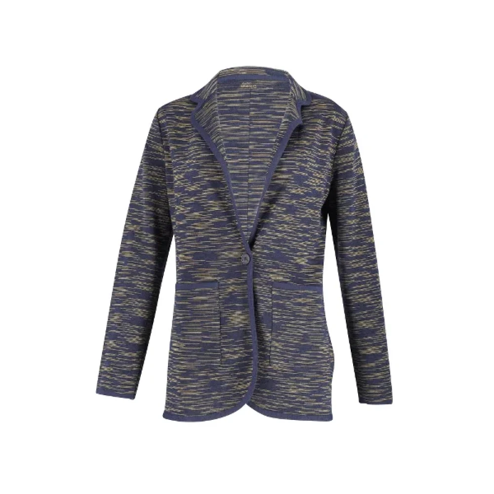 Missoni Pre-owned Wool outerwear Black Dames