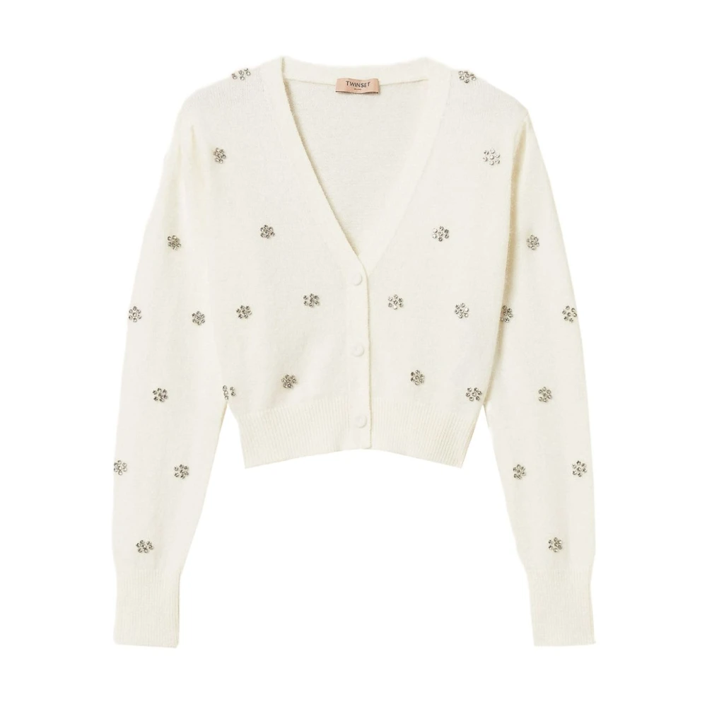 Twinset Donna Bianco - Maglione In Angora Stile Elegante - Knitwear - L