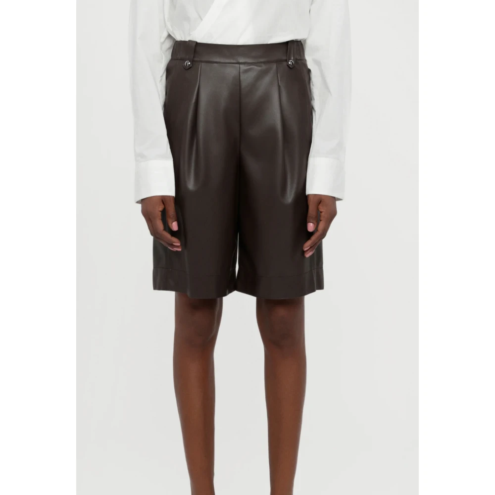 Max Mara Bruine Broek Ortles Brown Dames