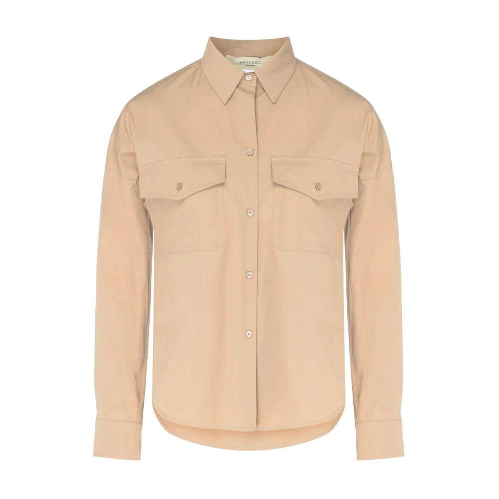 Max Mara Weekend Nautische Stijl Skipper Jurk Beige Dames
