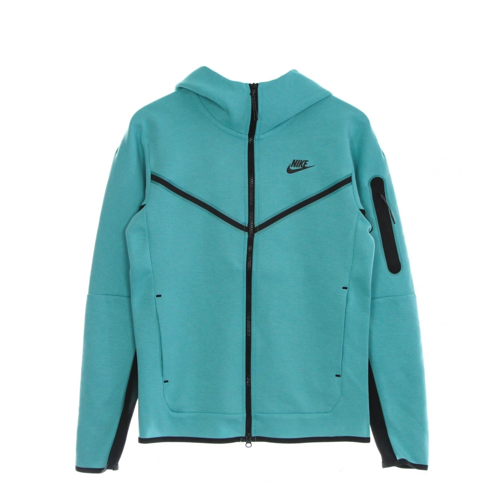 Nike Lättvikts Zip Hoodie - Sportswear Tech Fleece Green, Herr