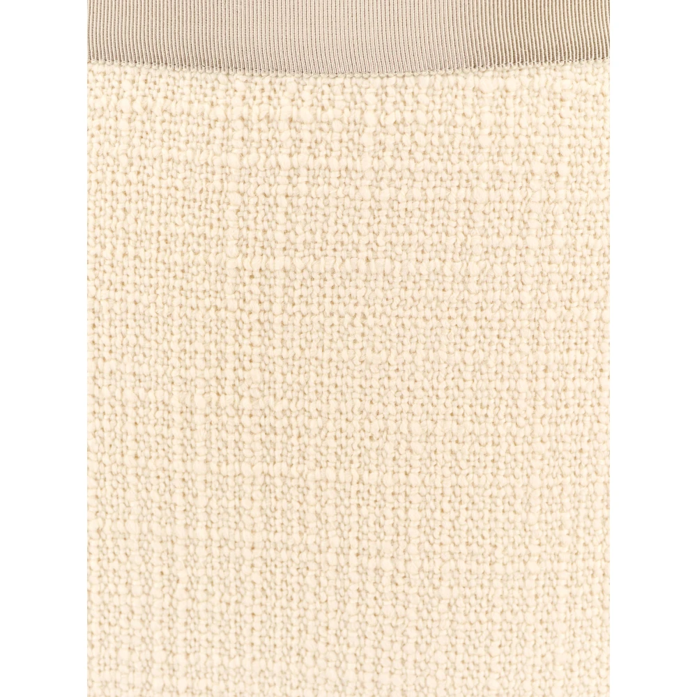 Valentino Wollen blazer met zijden voering Beige Dames